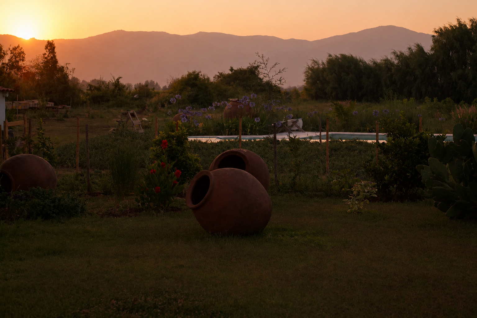 The established garden.