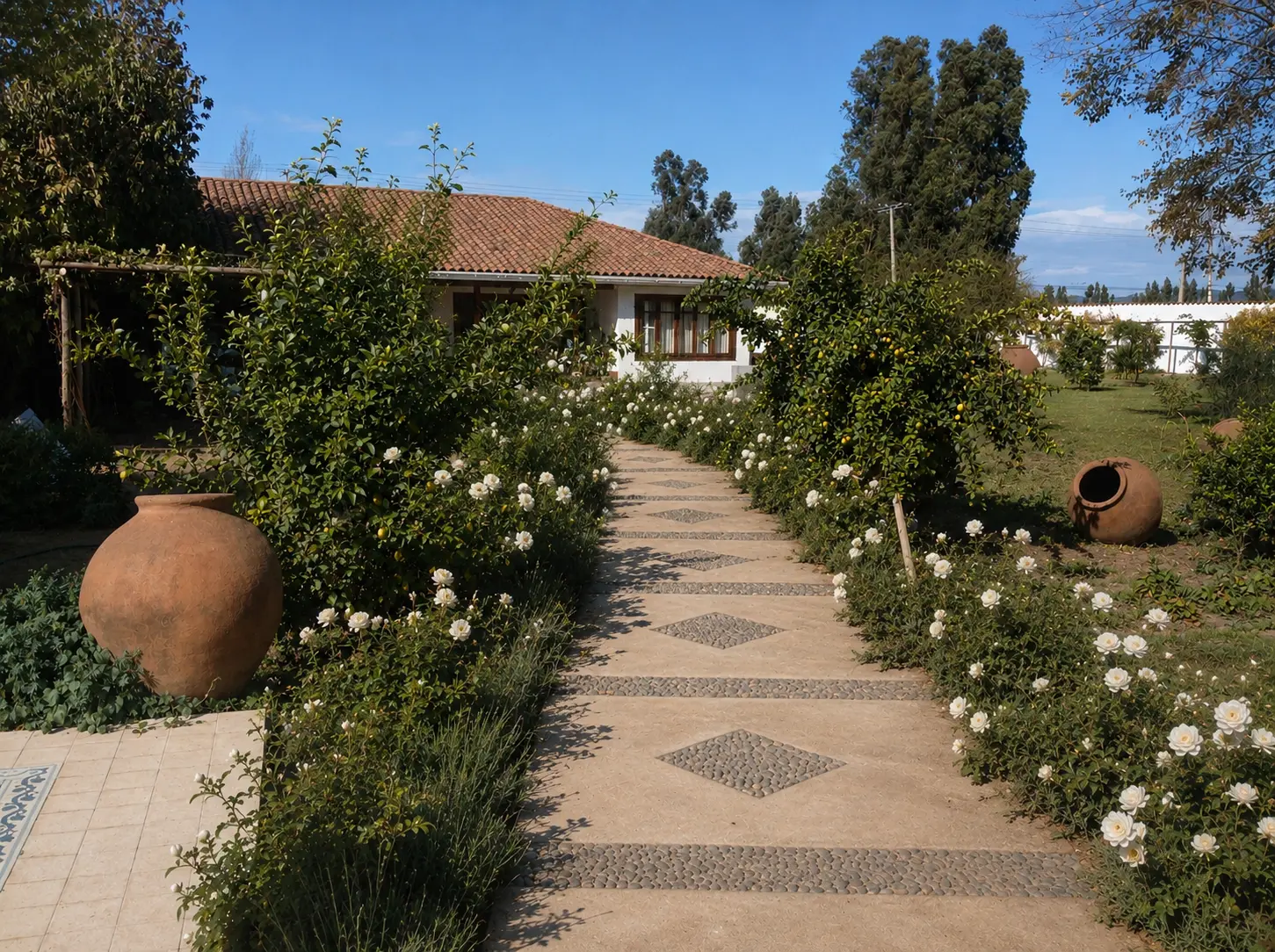 The established garden.